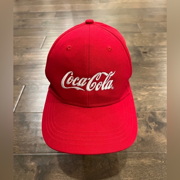 quake city caps Other - Quake City Caps Coca Cola Unisex Red Adjustable Strapback Hat Baseball Cap.